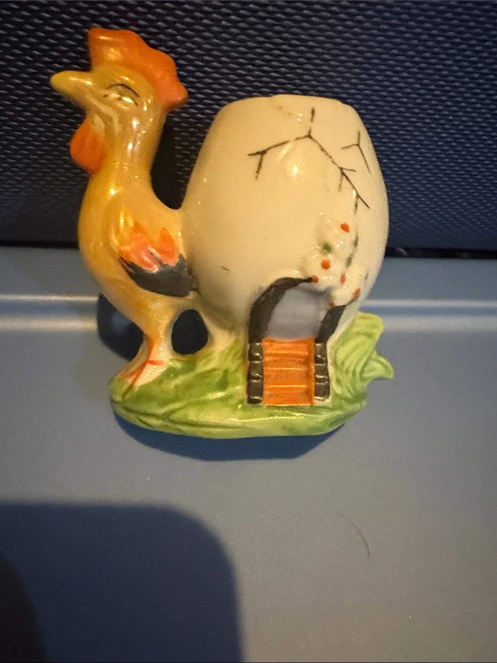 Vintage Ceramic Rooster Toothpick holder